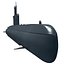 german submarine type 209 3d model
