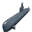 german submarine type 209 3d model