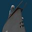 german submarine type 209 3d model