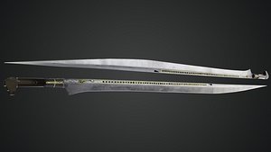 Kabyle Flyssa Sword 4K PBR textures