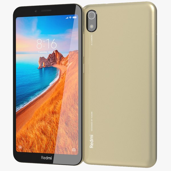 3D model realistic xiaomi redmi 7a