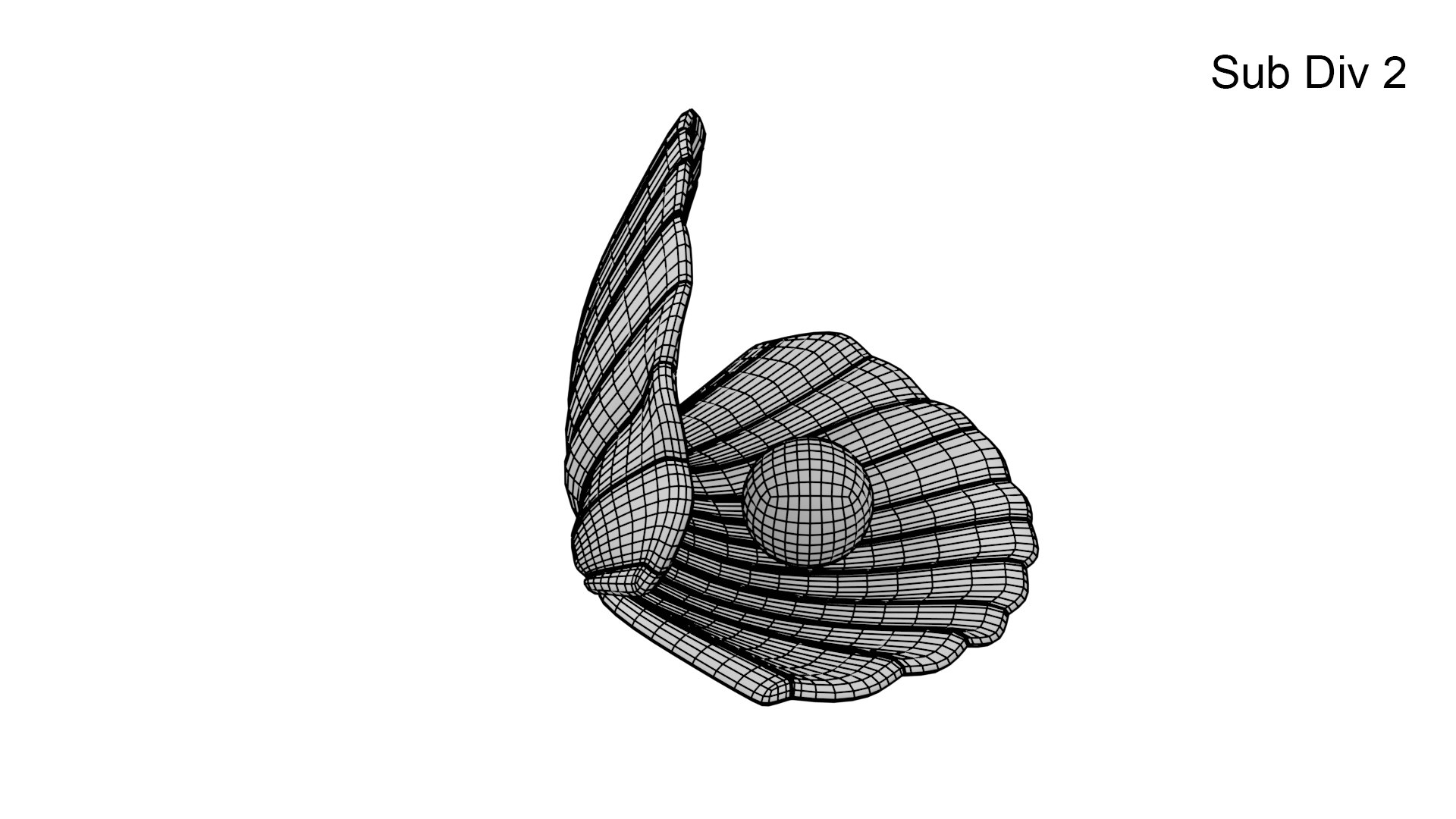 3D Pink Sea Shell Model - TurboSquid 2074495