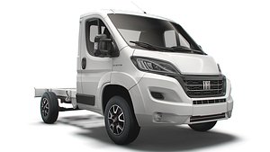 3D model Fiat Ducato Chassis Truck Single Cab 3000WB 2022