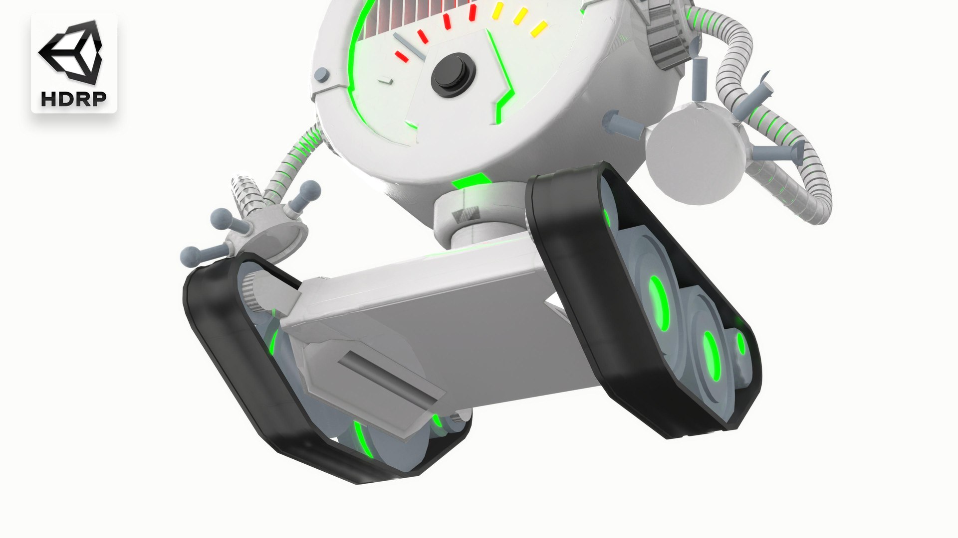 3D Futuristic Unity-compatible Robot Unity Hdrp - TurboSquid 2211506