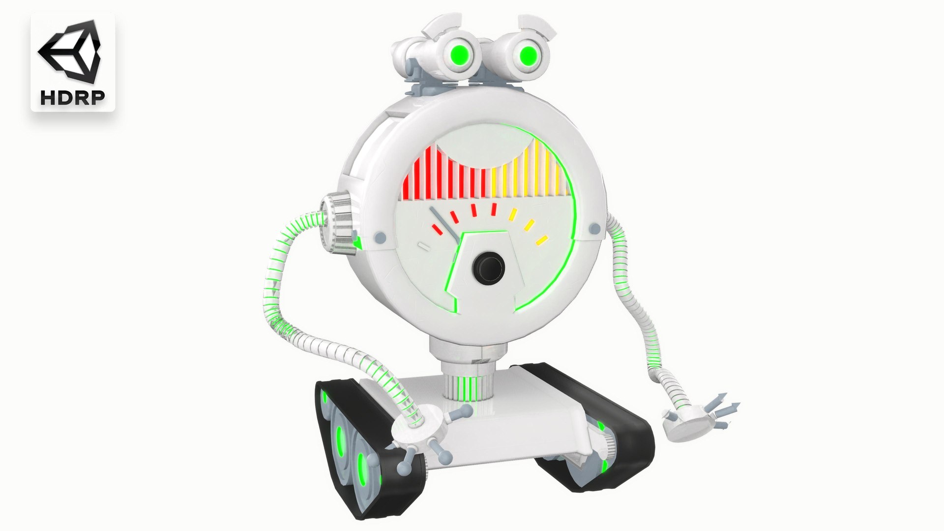 3D Futuristic Unity-compatible Robot Unity Hdrp - TurboSquid 2211506