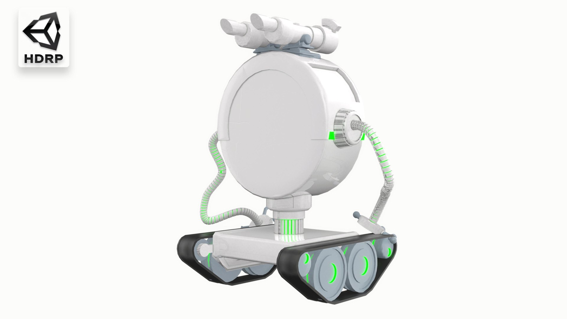 3D Futuristic Unity-compatible Robot Unity Hdrp - TurboSquid 2211506