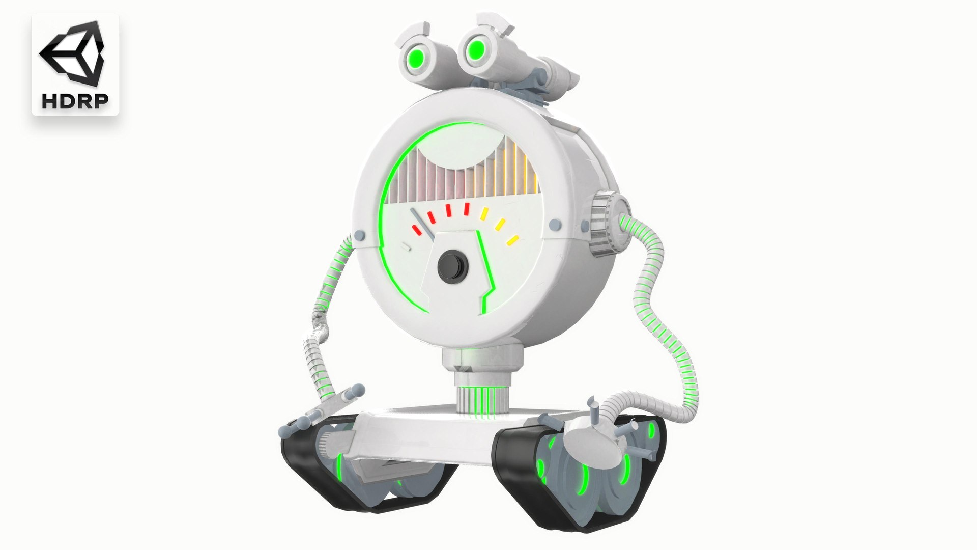3D Futuristic Unity-compatible Robot Unity Hdrp - TurboSquid 2211506