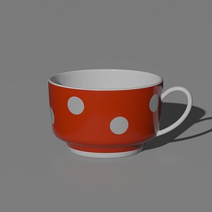 Soviet polka dot cup
