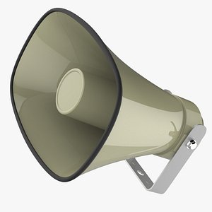 3D horn speaker megaphone