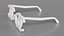 Lunettes de soleil futuristes à logo CC