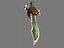 3D fantasy dagger model