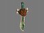 3D fantasy dagger model