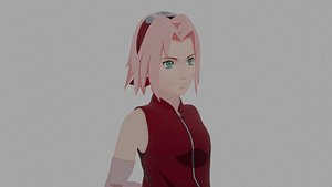 sakura -high poly 