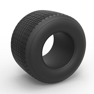 Dirt Sprint racing tire 11 Scale 1 to 25