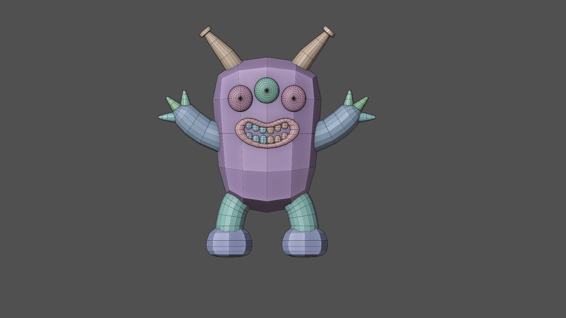 Base Mesh Monster 3D Model - TurboSquid 2368013
