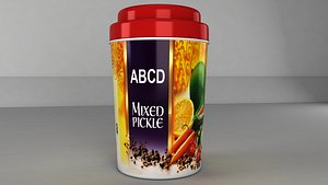 3D Pickle Bottle