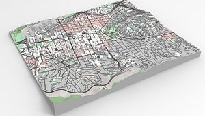 Cityscape Caracas Venezuela 3D model