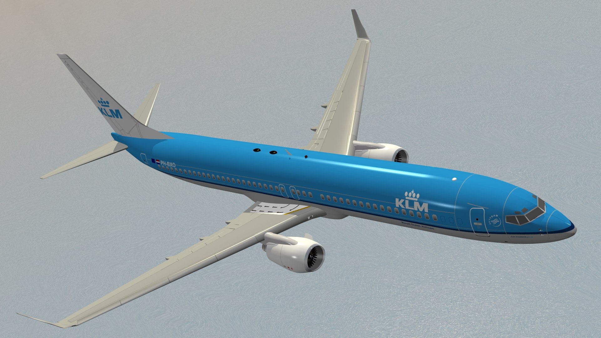 3d Boeing 737-900 Klm
