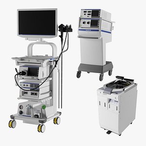 Endoscopy System Olympus Equipment For Hospital 3D