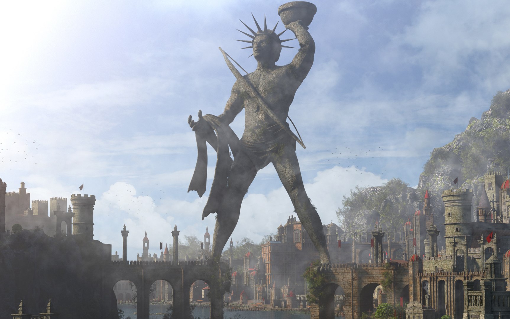 3D Colossus Of Rhodes - TurboSquid 2192428