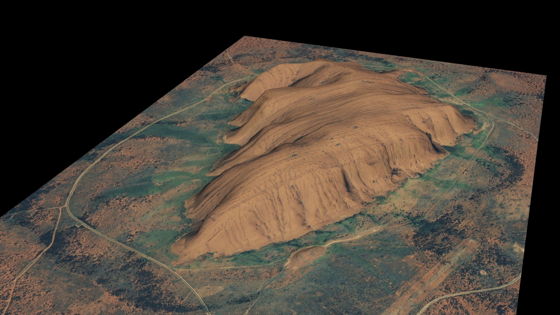 Uluru Rock Ayers Landmark 3d X