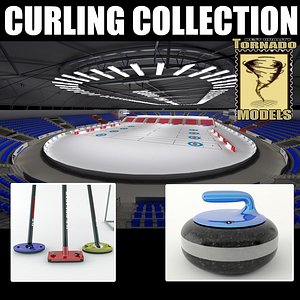 curling arena 3d max