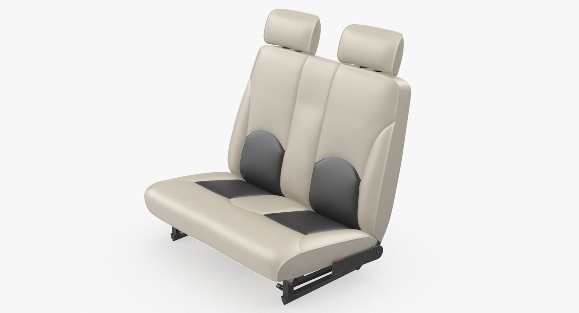 Light Airplane Passenger Seats 3D Model 3D model preview