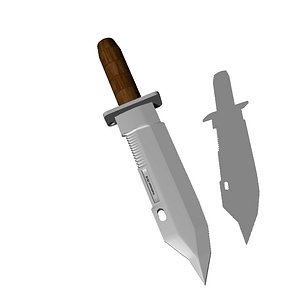 3d huntsman knife