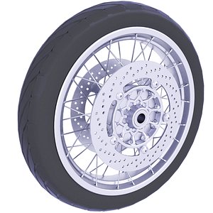 Motorcycle Tire 3D Model 38 model