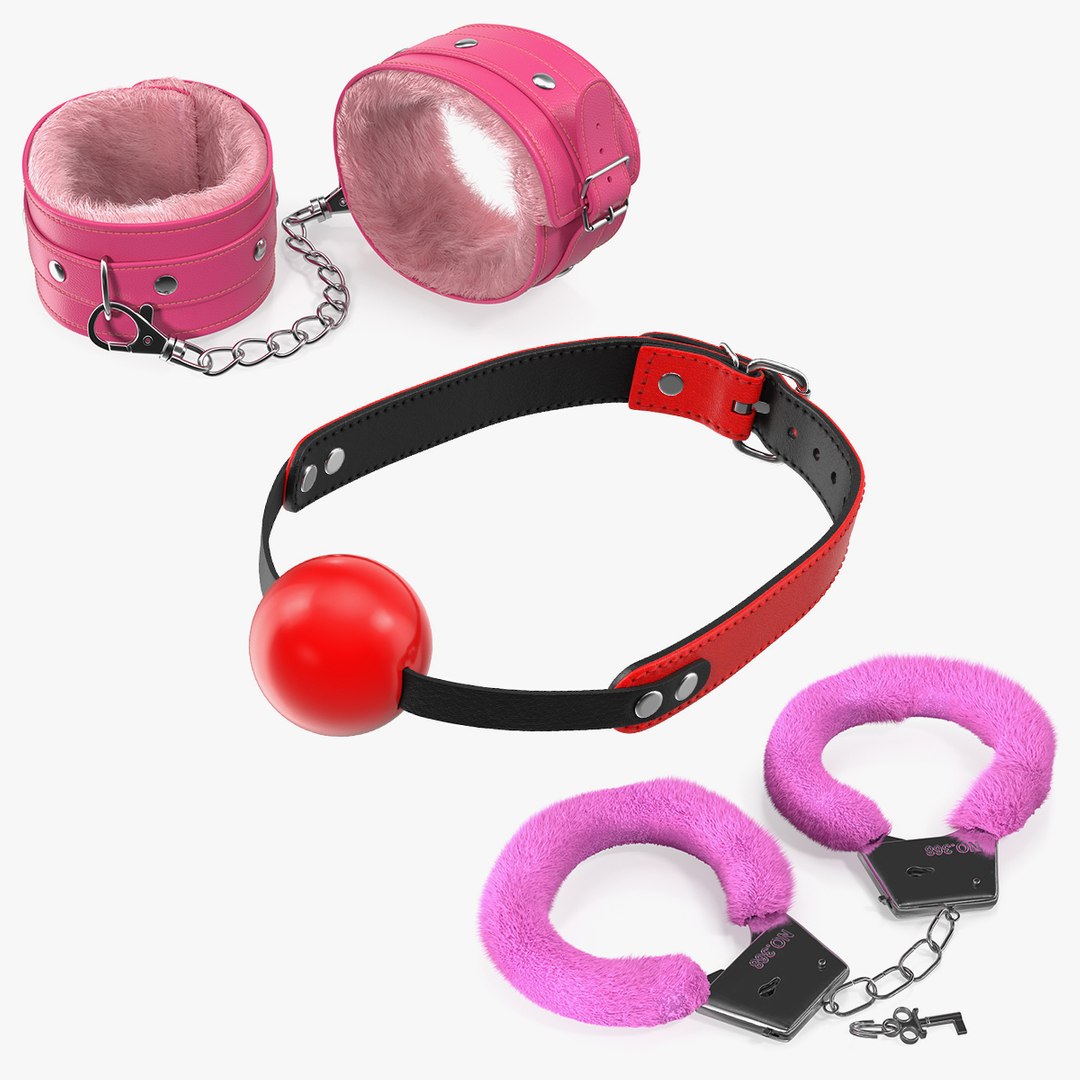 Erotic Accessories Collection 3D model preview