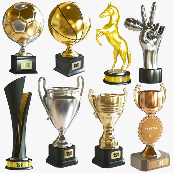 3D Big Award Cup Collection model