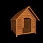 Wooden Doghouse