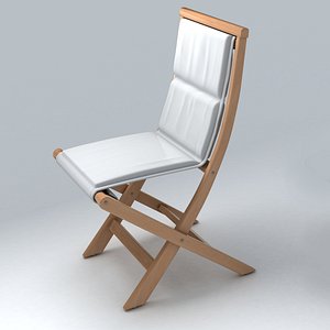 folding chair 3d model