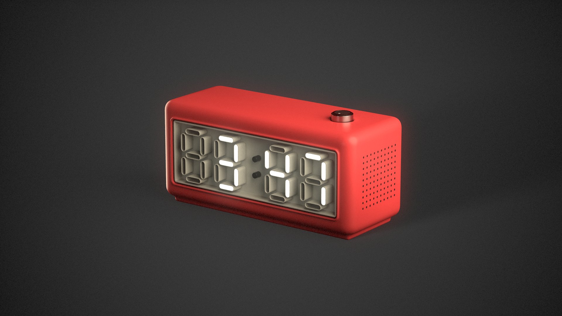 Digital Alarm Clock 3D Model - TurboSquid 2350155