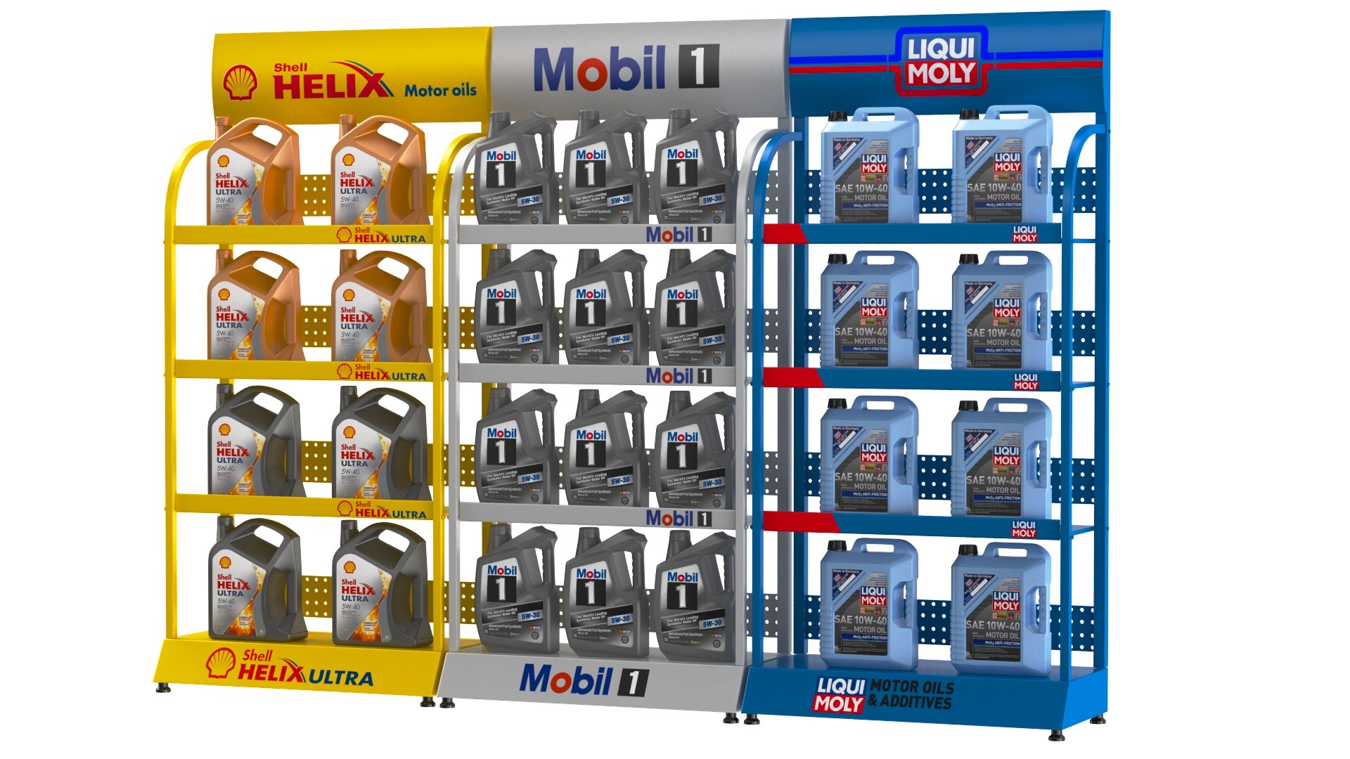 3D Full Detailed Shell Gas Station Collection - TurboSquid 2038094