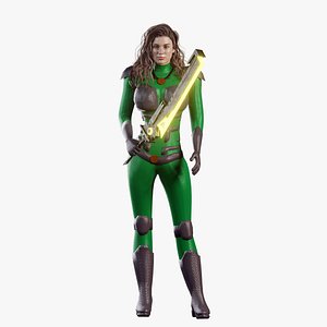 Sci-fi Female - Rigged