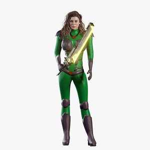 Sci-fi Female - Rigged