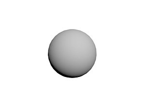 sphere test ready 3d model