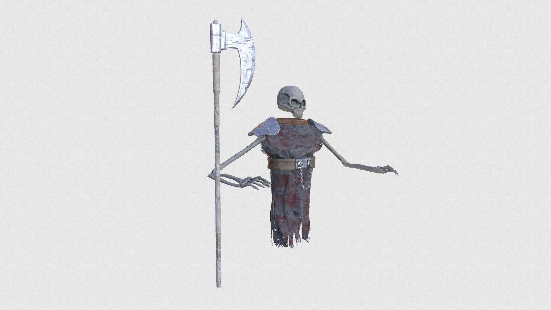 3D rigged ghost character model - TurboSquid 1231317