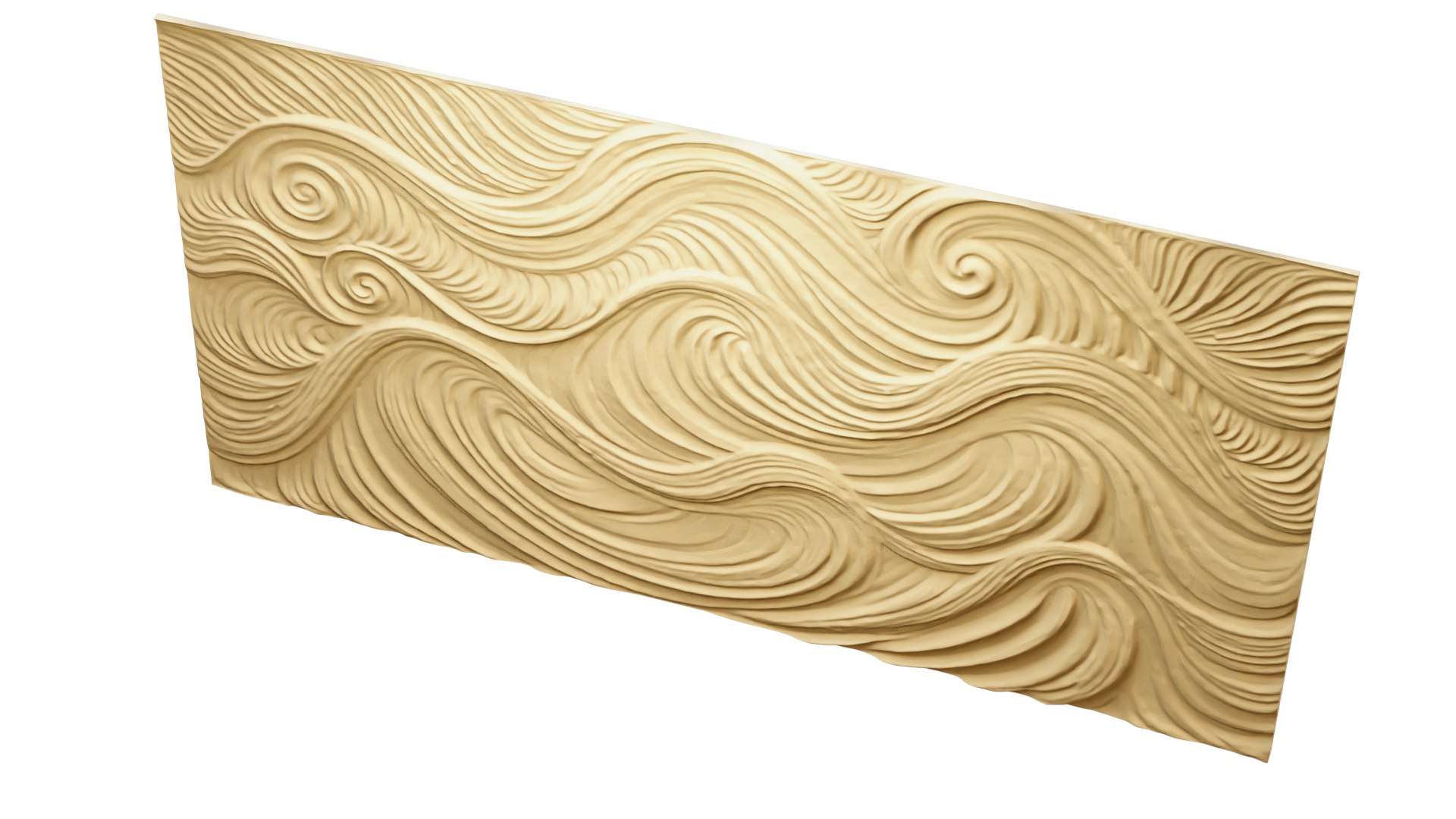 Modern Panel Wall Decor Set Relief Stl Mural CNC 175 3D Model ...