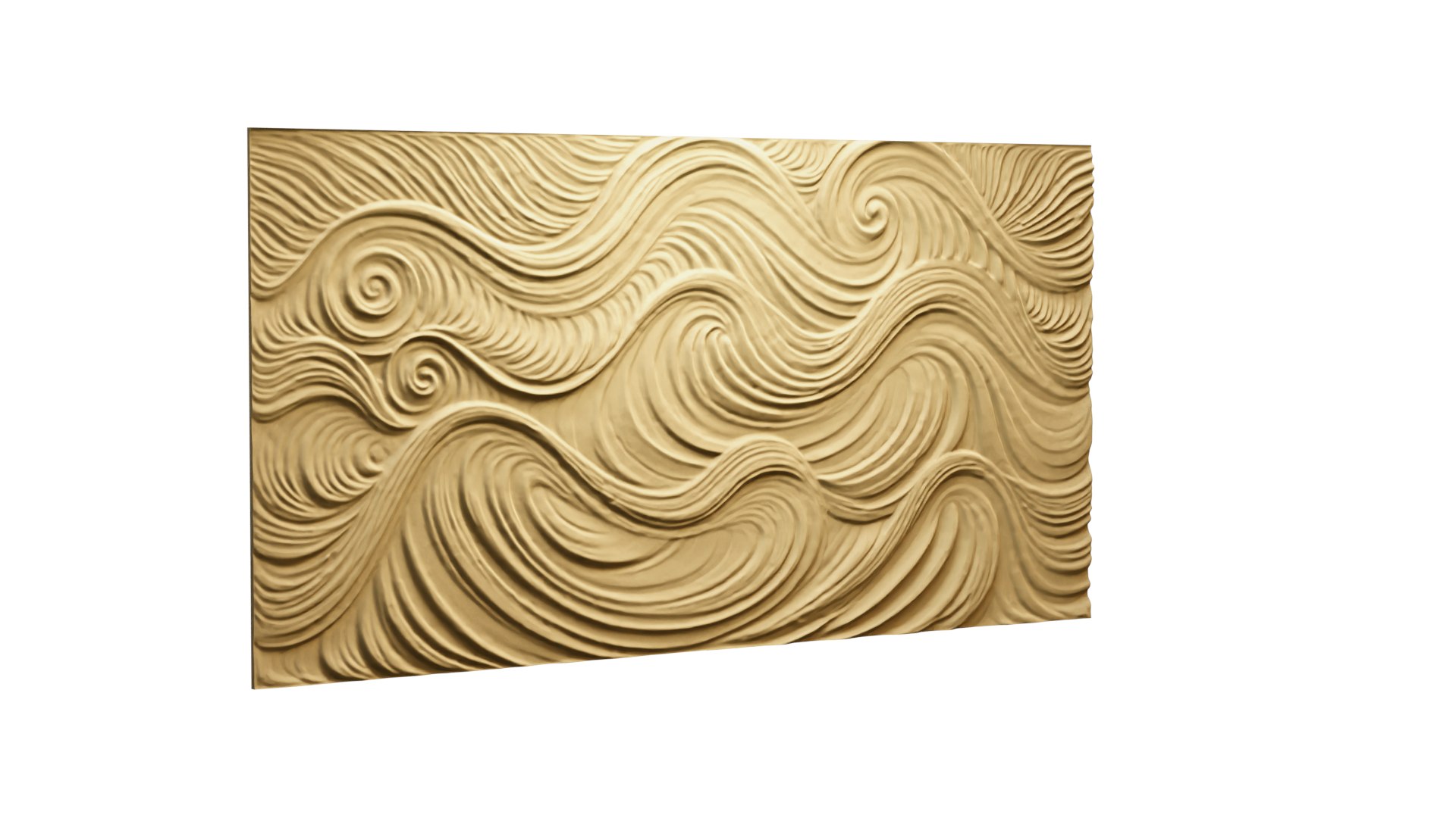 Modern Panel Wall Decor Set Relief Stl Mural CNC 175 3D Model ...