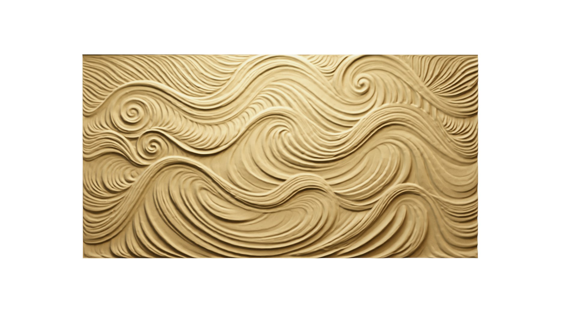 Modern Panel Wall Decor Set Relief Stl Mural CNC 175 3D Model ...