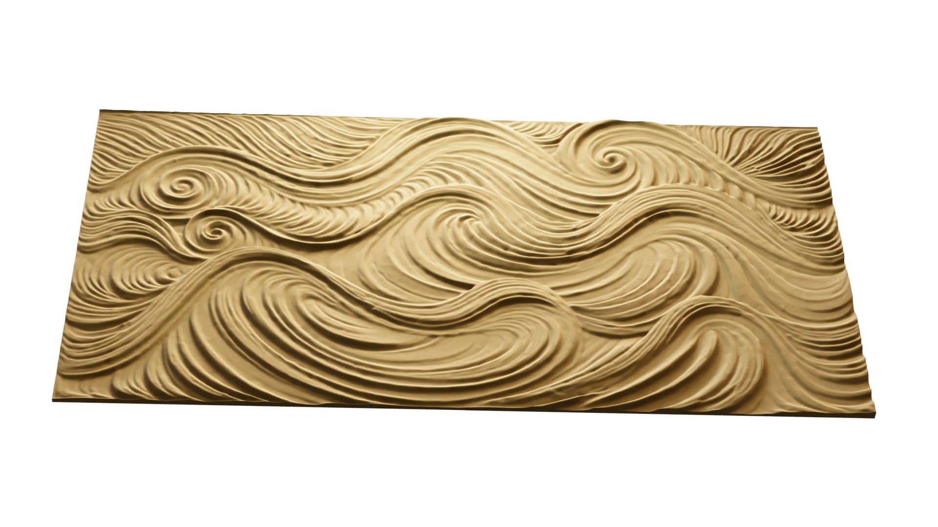 Modern Panel Wall Decor Set Relief Stl Mural CNC 175 3D Model ...
