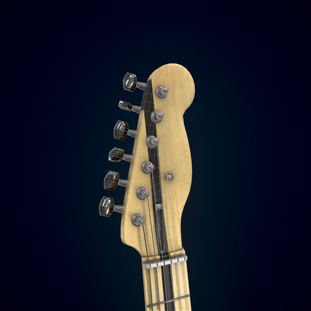 Electric Guitar Homage HEG-351 3D Model - TurboSquid 1783526