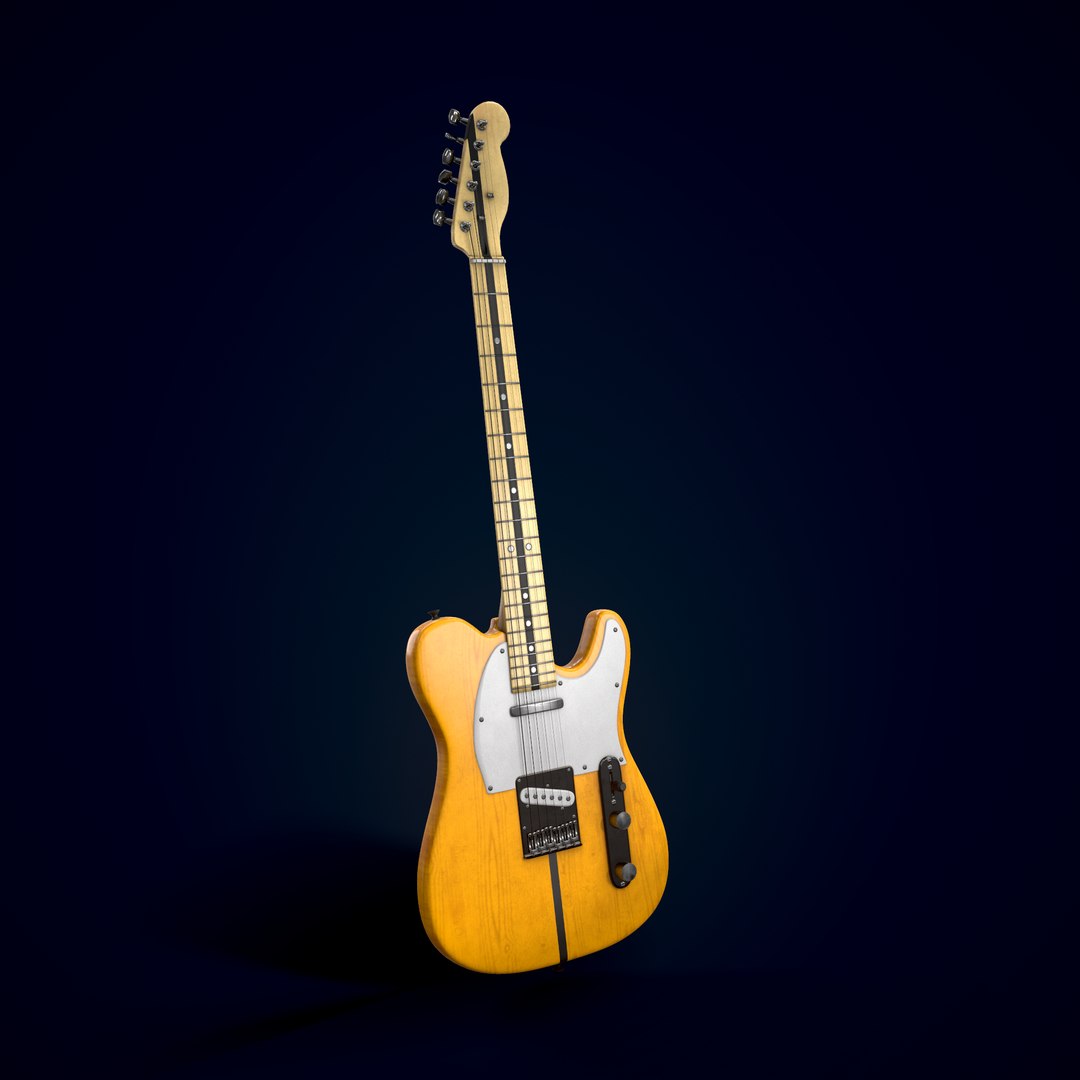 Electric Guitar Homage HEG-351 3D Model - TurboSquid 1783526