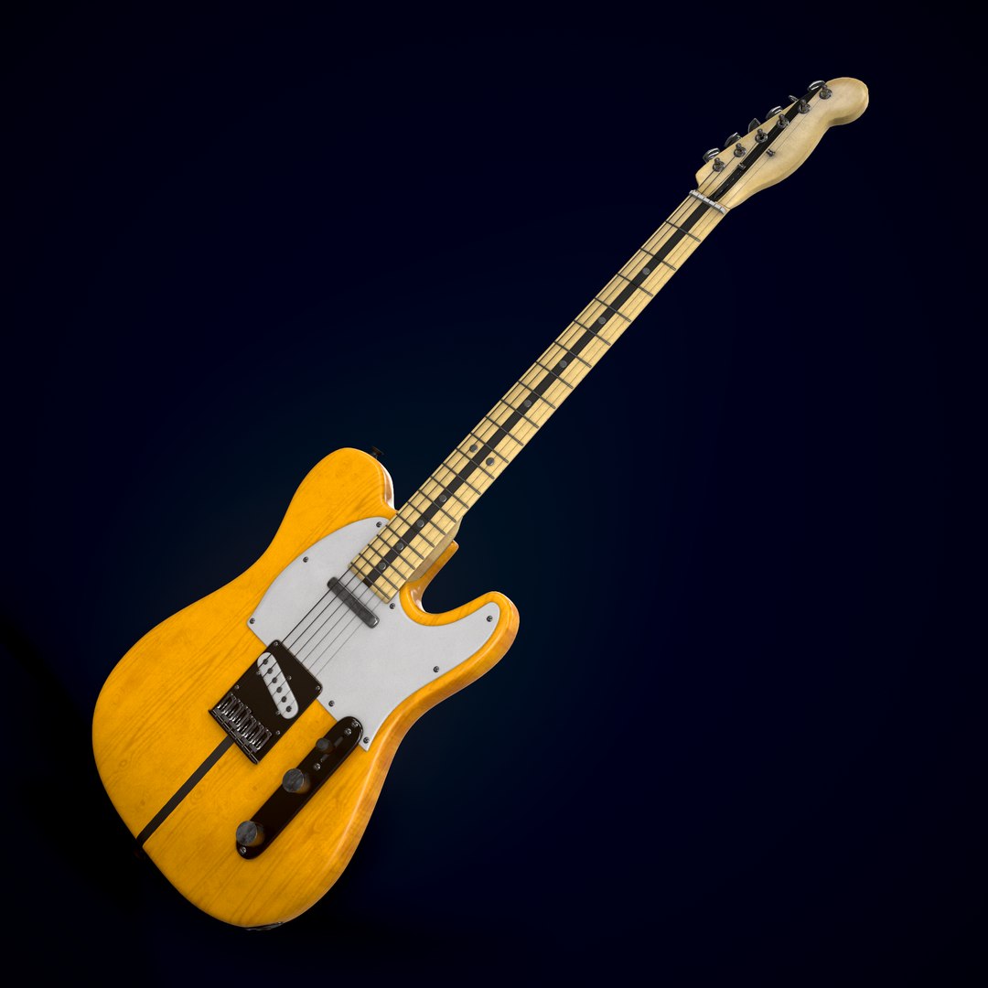 Electric Guitar Homage HEG-351 3D Model - TurboSquid 1783526