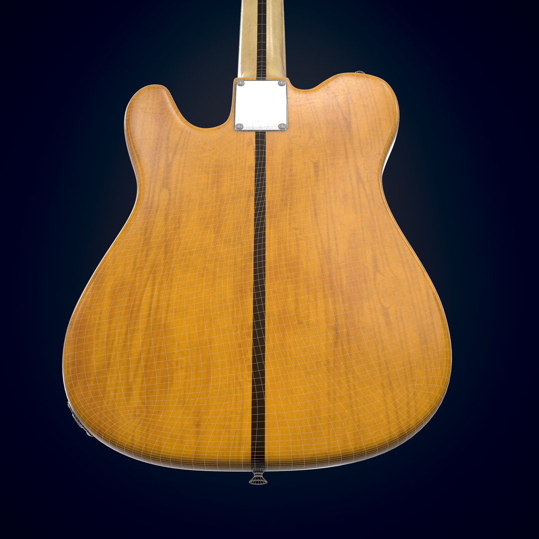 Electric Guitar Homage HEG-351 3D Model - TurboSquid 1783526