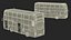 Double Decker City Bus Stagecoach Enviro400 Rigged 3D model