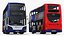 Double Decker City Bus Stagecoach Enviro400 Rigged 3D model