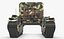 THEMIS UGV con un lanciatore multi-bombola di munizioni vagabonde